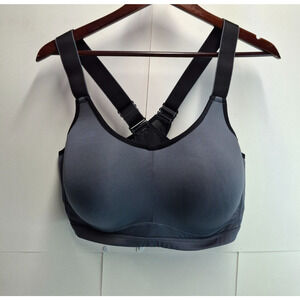 LIVI Active High-Impact Wicking Max Support Sports Bra Size 44DD Gray Black